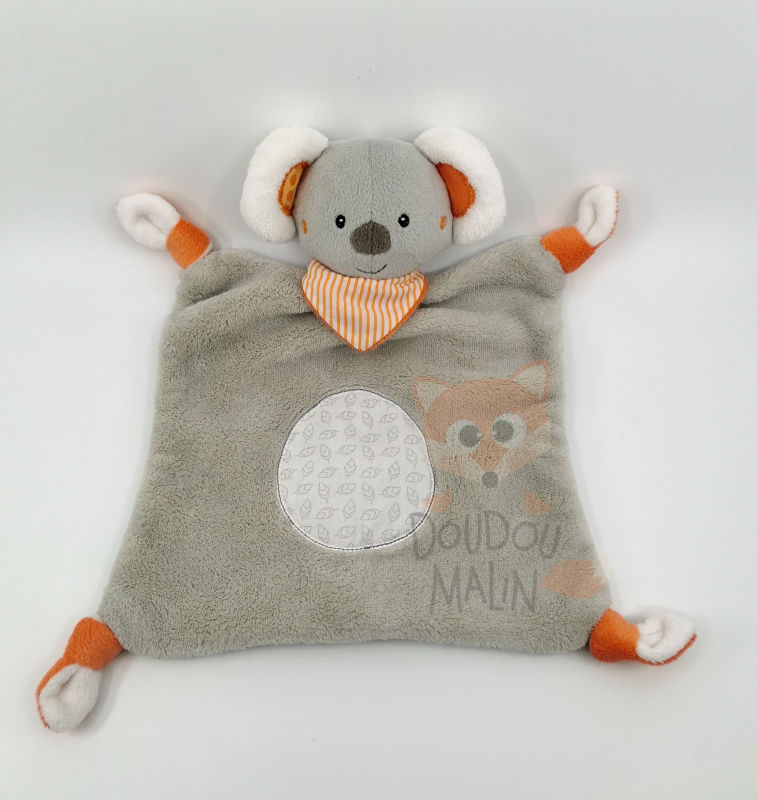  plat koala gris orange 25 cm 